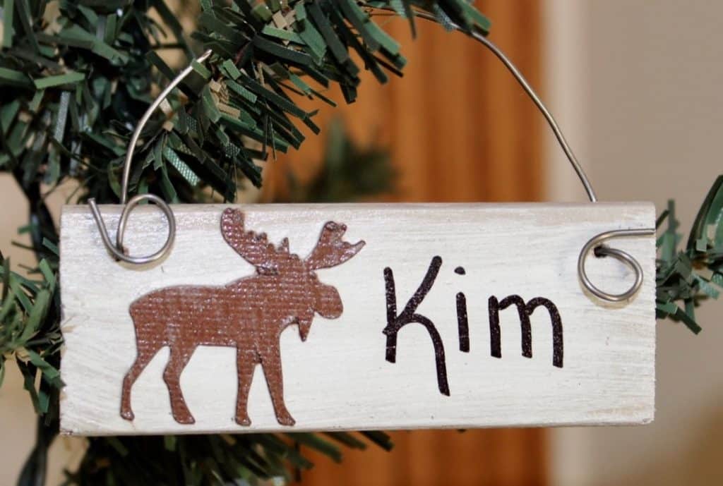 DIY Woodland Theme Christmas Ornaments