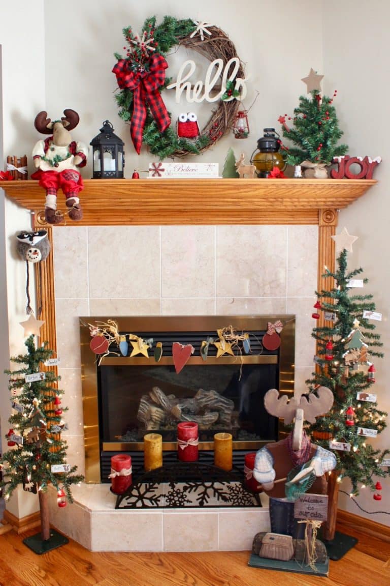DIY Woodland Theme Christmas Decorations