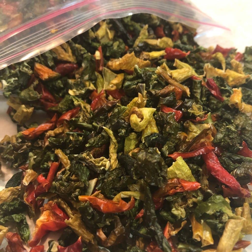 dehydrated pepper chunk