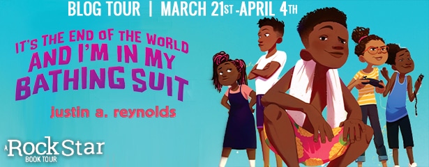 It's the end of the world and I'm in my bathing suit blog tour schedule