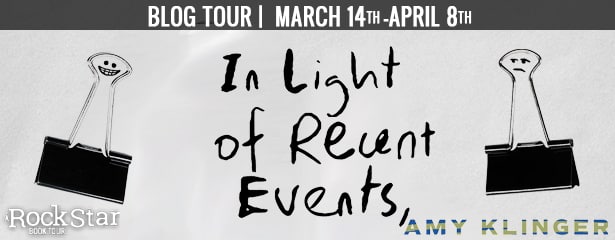 Blog Tour In Light of Recent Events