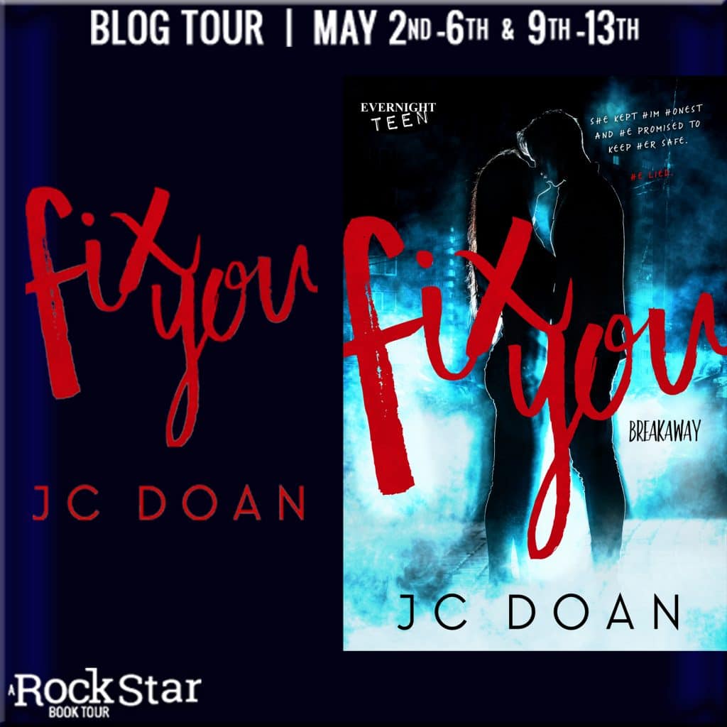 blog tour schedule for Fix You