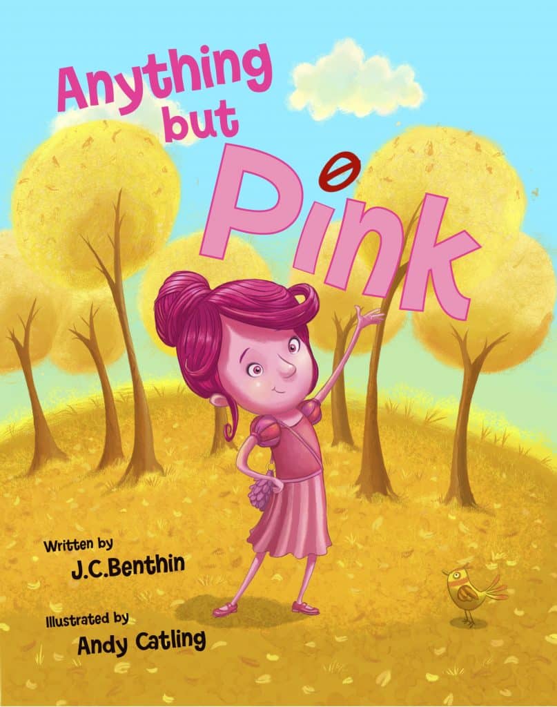 Cover of the children's book Anything but Pink