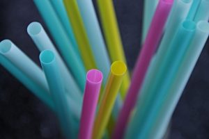 plastic straw pollution for plastic-free July