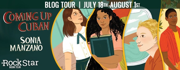 coming up cuban blog tour banner