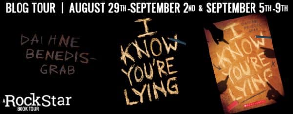 blog tour heading and schedule for i know you're lying