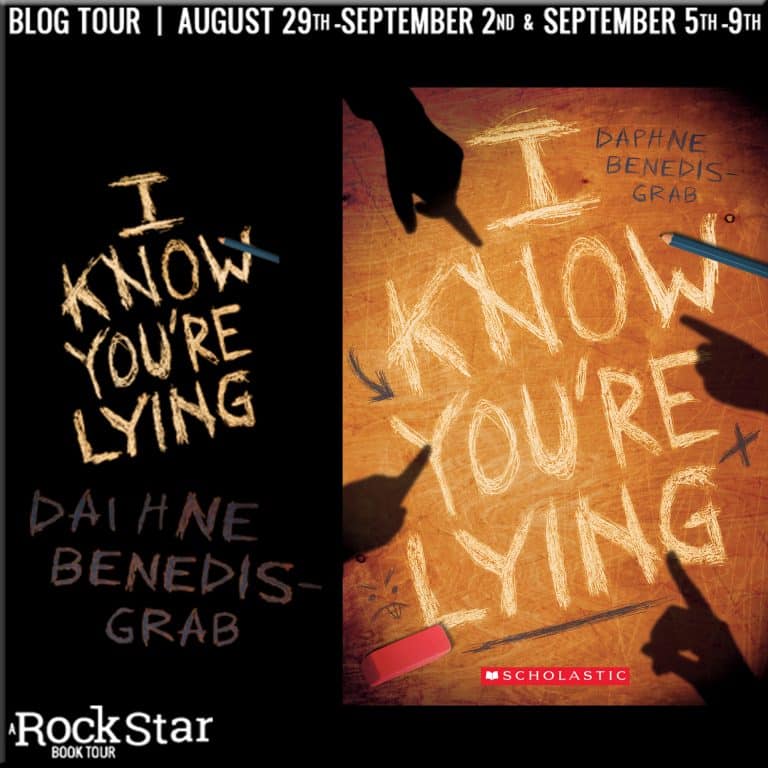 I know you're lying blog tour banner