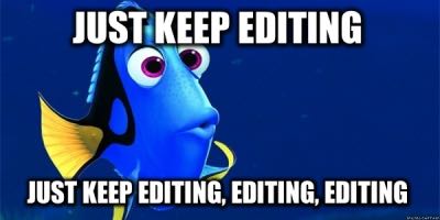 just keep editing website post