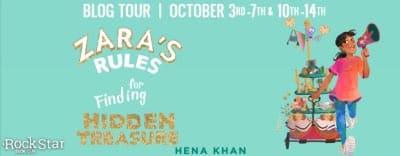 blog tour schedule for Zaras Rules for Finding Hidden Treasure
