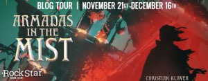 armadas in the mist book blog tour schedule banner