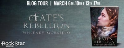 Fate's Rebellion book blog tour banner