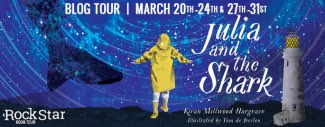 Julia and the Shark book tour heading