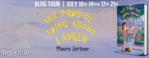 102 Days of Lying About Lauren book blog tour schedule