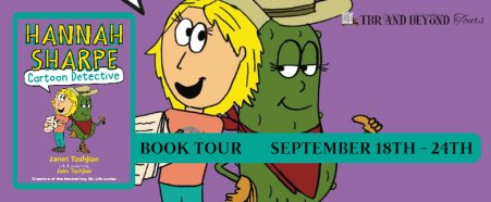Hannah Sharpe: Cartoon Detective book tour schedule