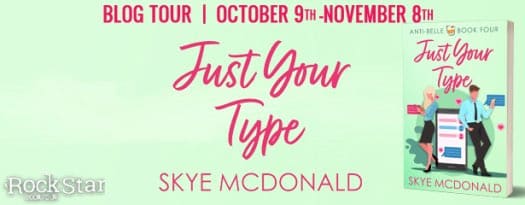 just your type book blog tour schedule header