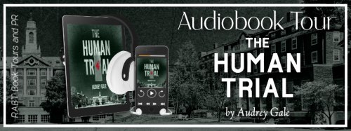 The Human Trial audiobook tour banner