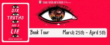 six truths and a lie book tour header