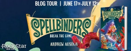 Spellbinders: Break the Game book cover blog tour header