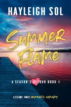 summer flame book cover by hayleigh sol
