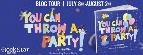 You Can Throw a Party! book tour schedule header