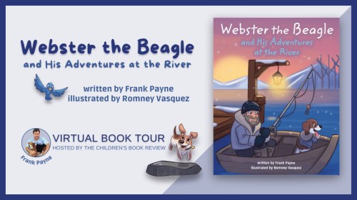 webster the beagle and his adventures at the river book tour banner