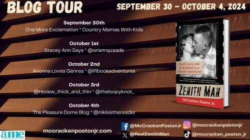 zenith man blog tour schedule