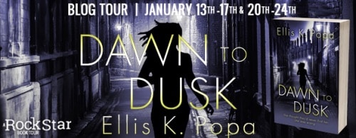 Dawn to Dusk blog tour banner