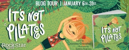 it's not pilates book tour schedule banner
