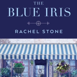 the blue iris by rachel stone audio book cover