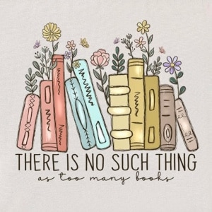 Bookish stuff - there's no such thing as too many books tote